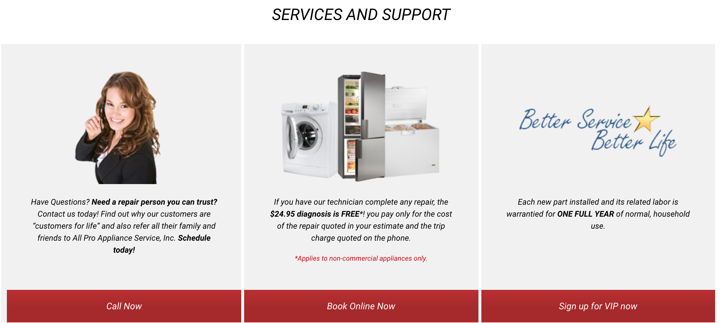 Garys Appliance Service